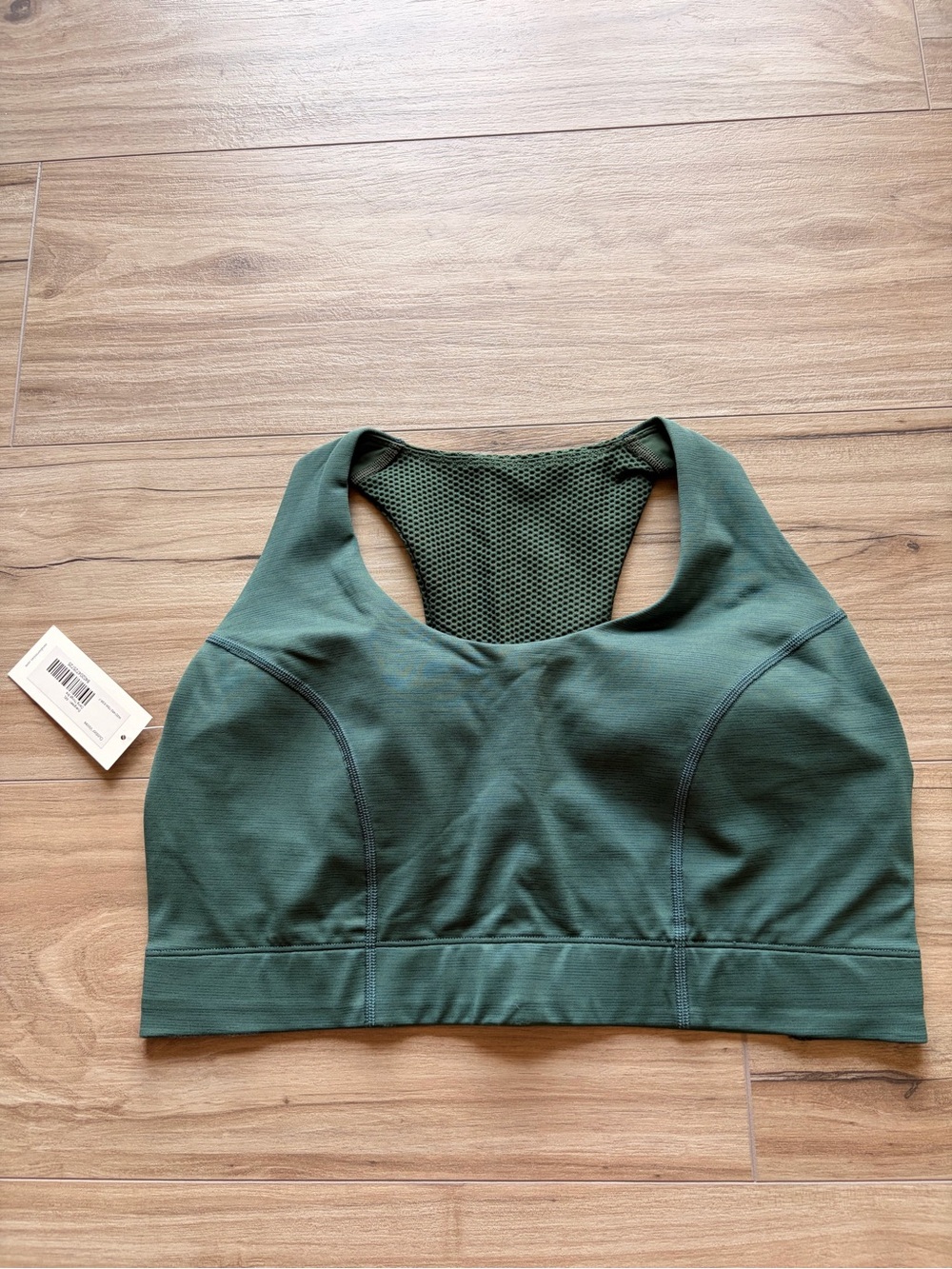 Outdoor Voices Forest Green Racerback Sports Bra